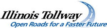 Illinois Tollway Open roads for a faster future logo